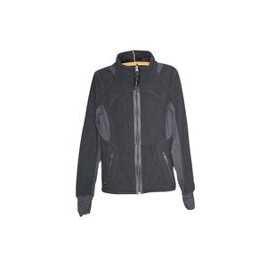 Lululemon Athletica Black Fleece Zip Up Jacket